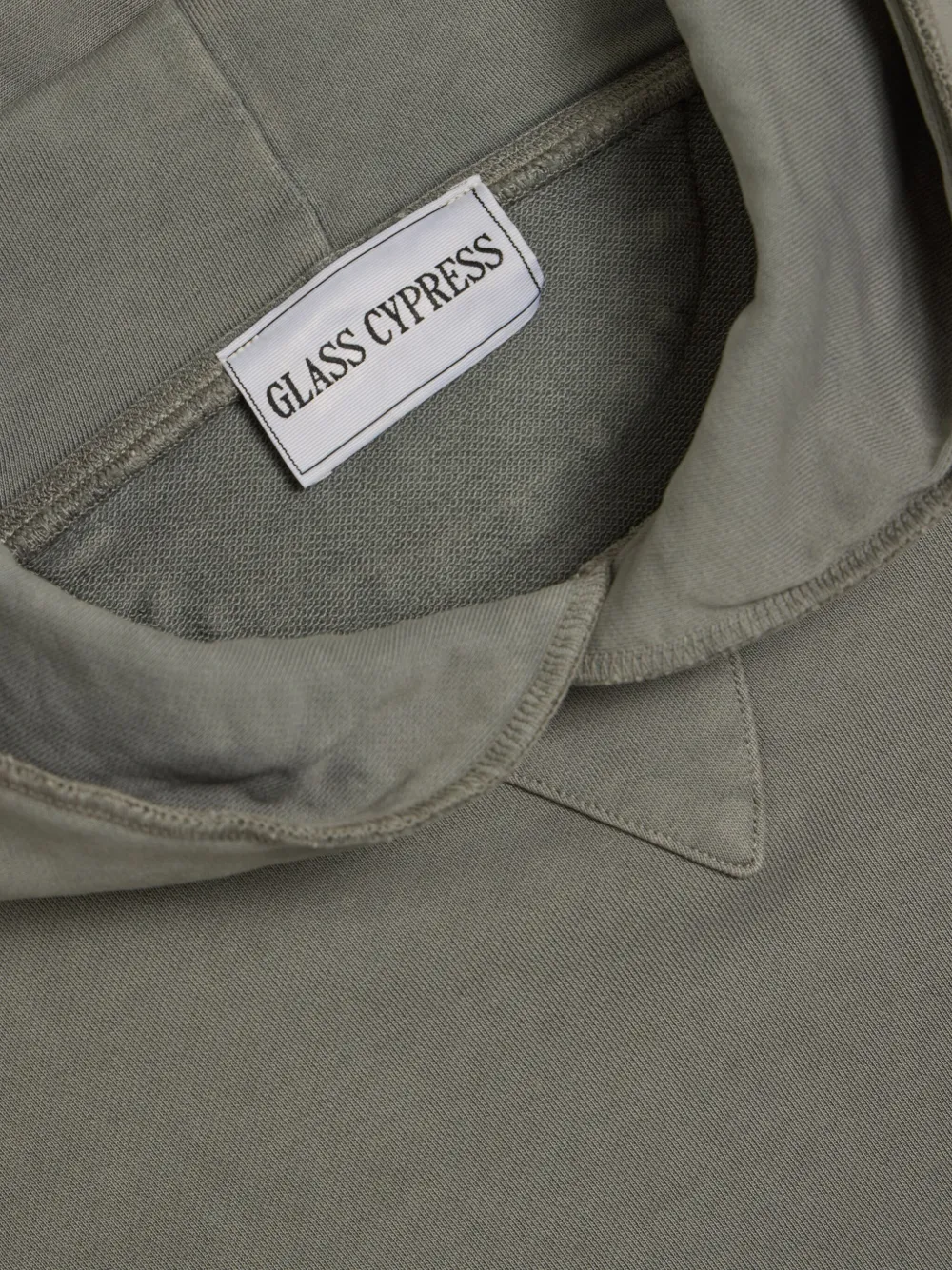 Glass Cypress Hoodie met logo Grijs