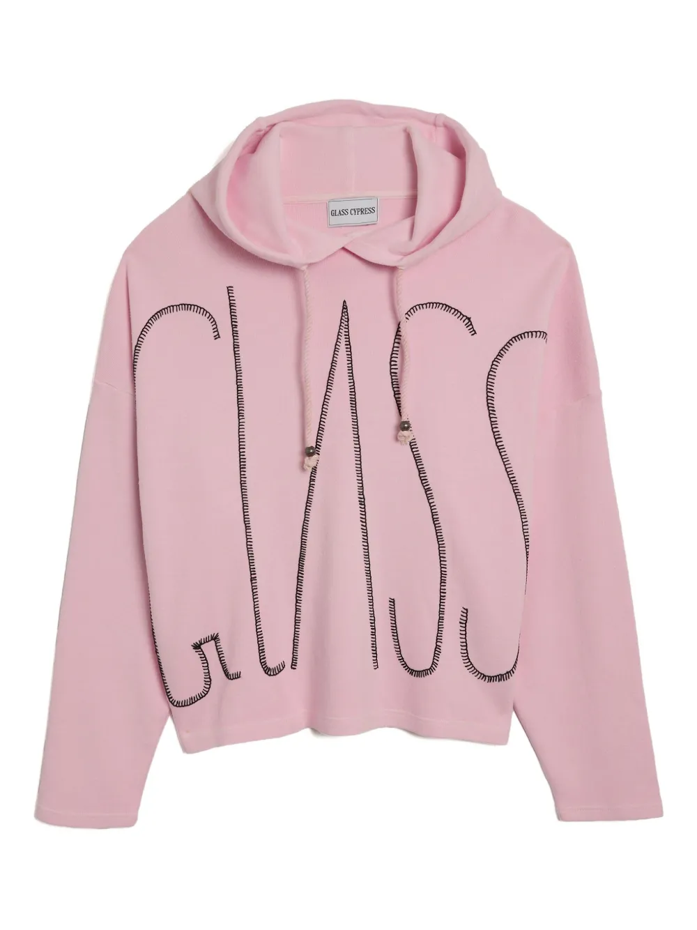 Glass Cypress hoodie bordada global | rosado | Image 1