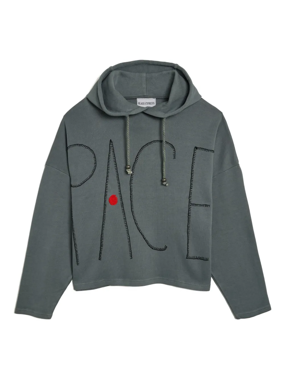 Glass Cypress Pace Hoodie In Gray