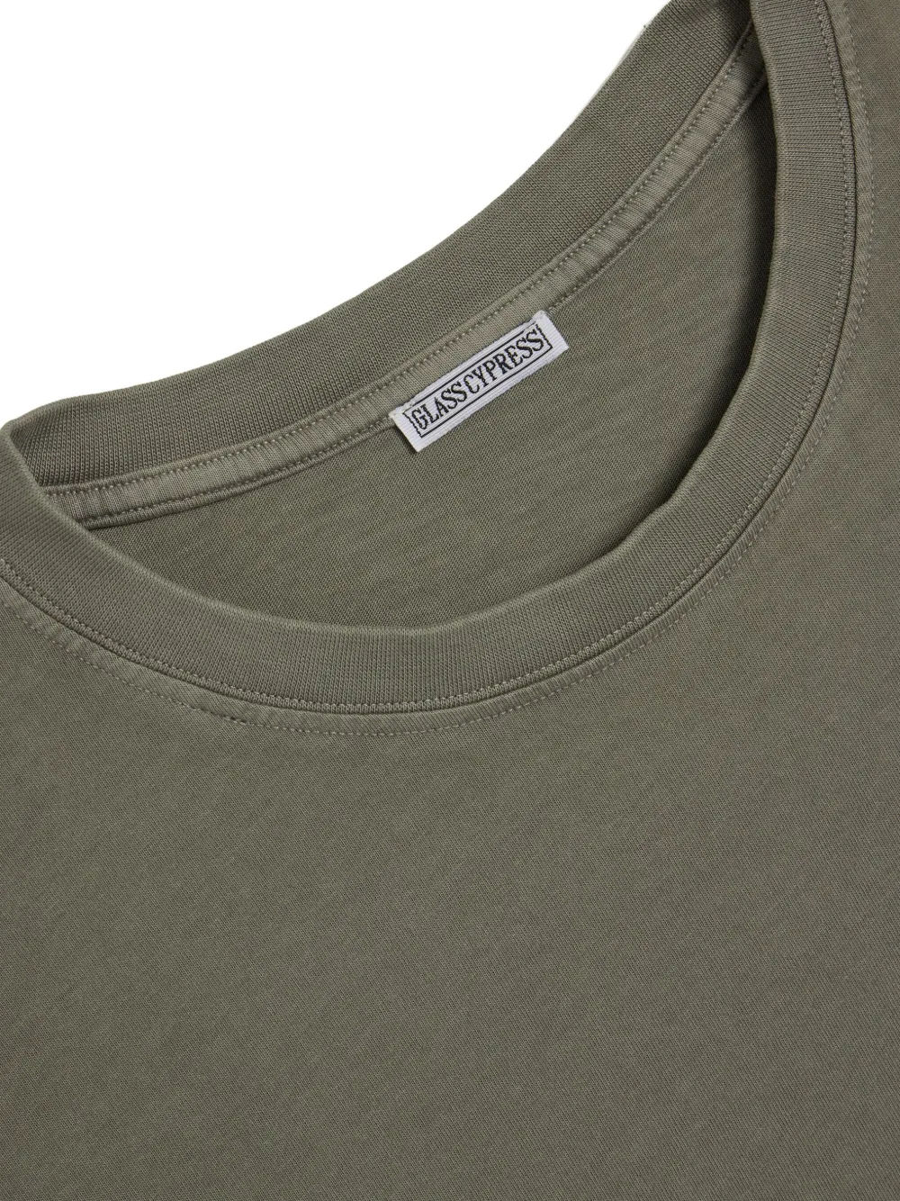 Glass Cypress T-shirt met grafische print Groen