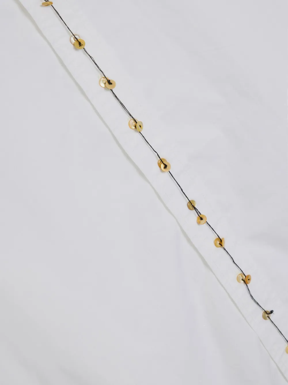 Glass Cypress Overhemd met dubbele knoop Wit