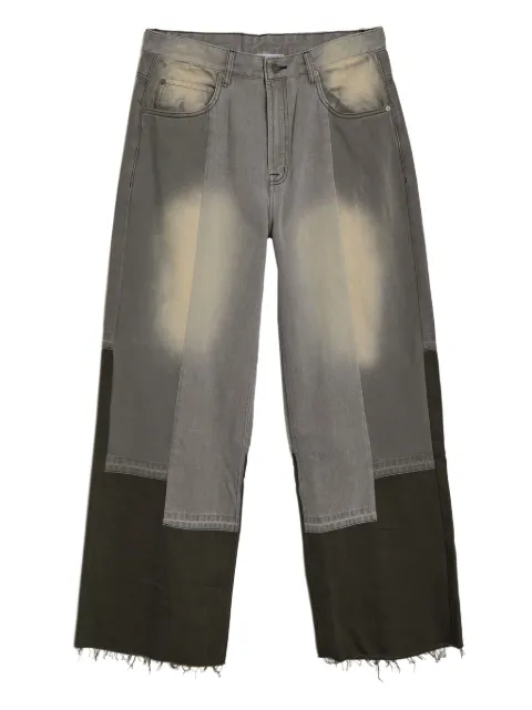 Glass Cypress Jeans Deshilachados Con Paneles