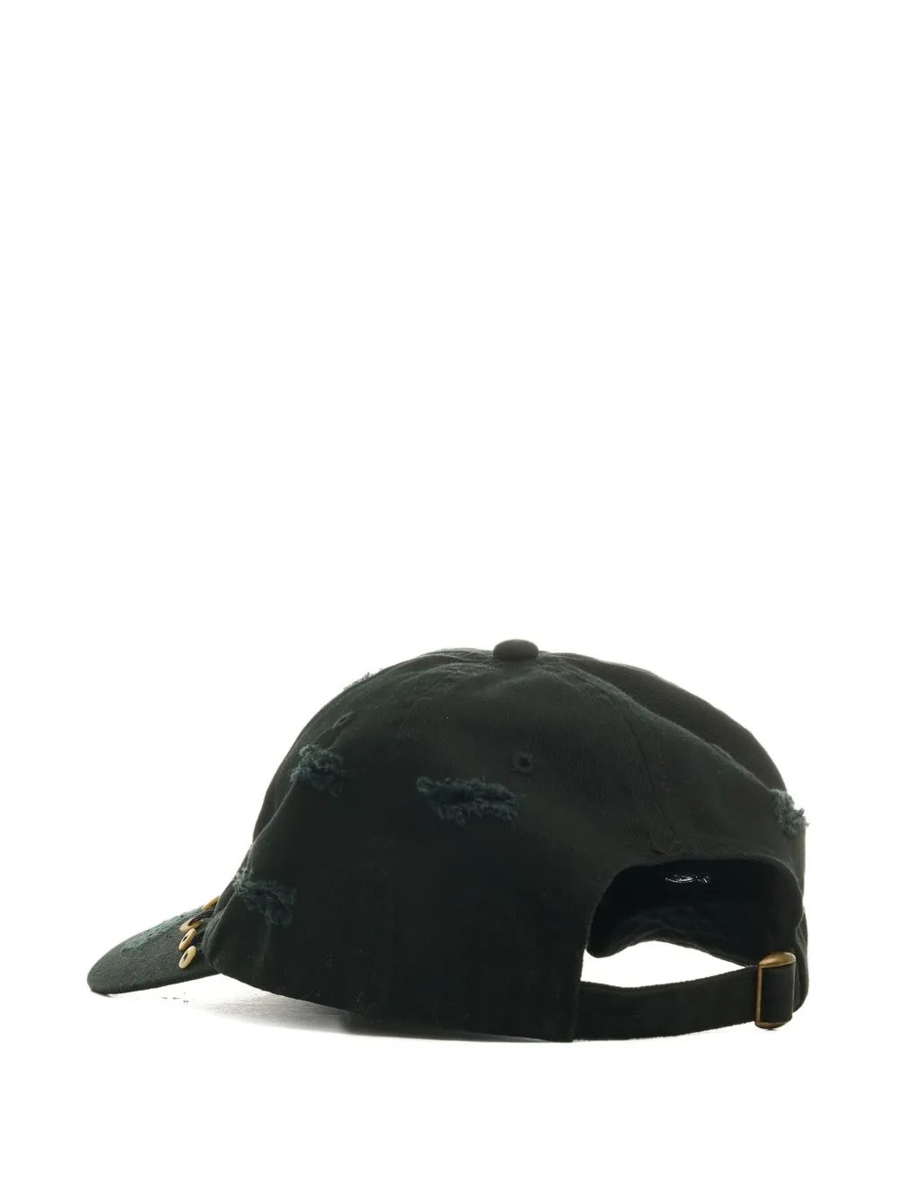 Glass Cypress Hanging Button Hat - Zwart