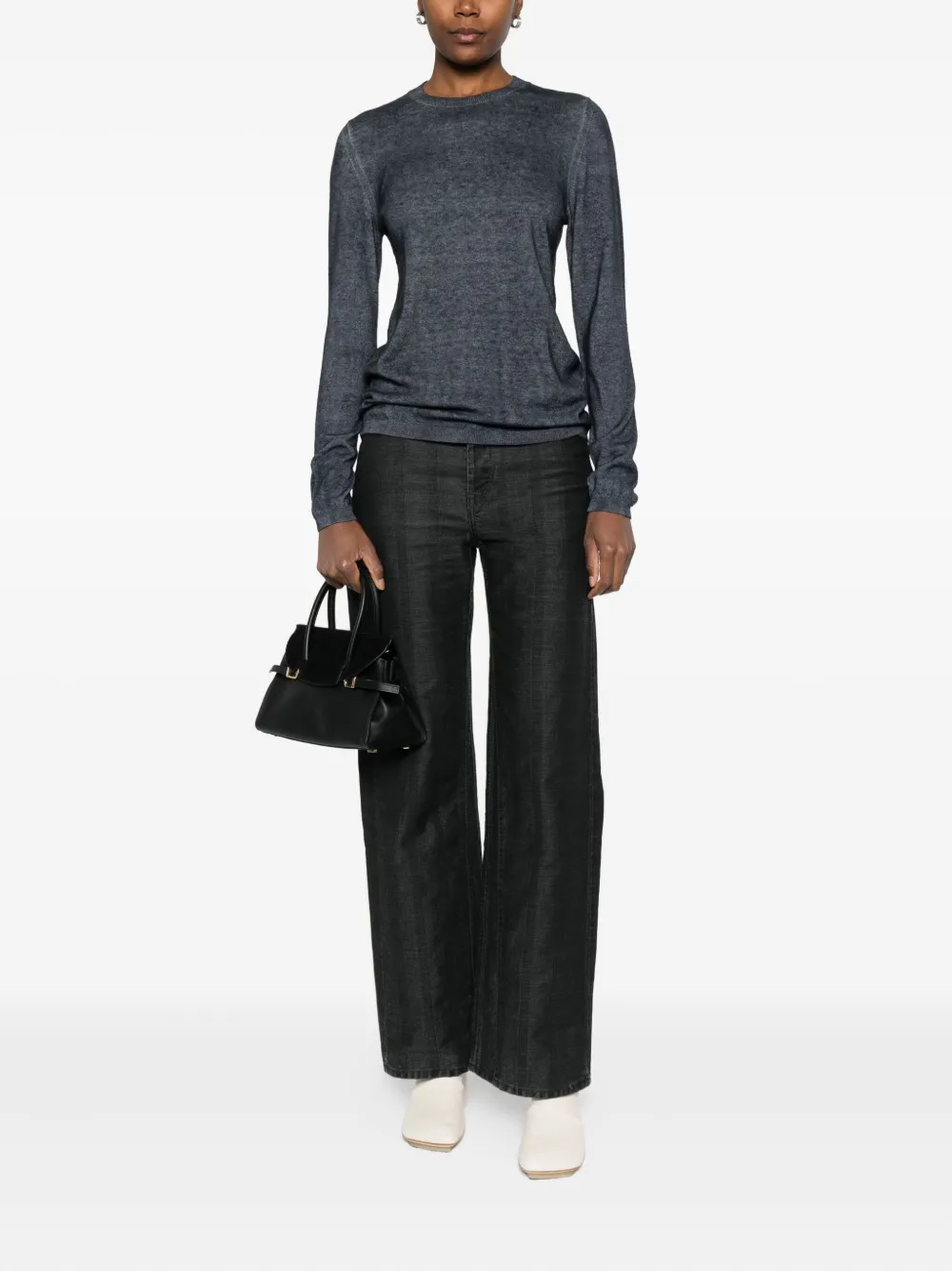 Avant Toi Wool Sweater In Gray