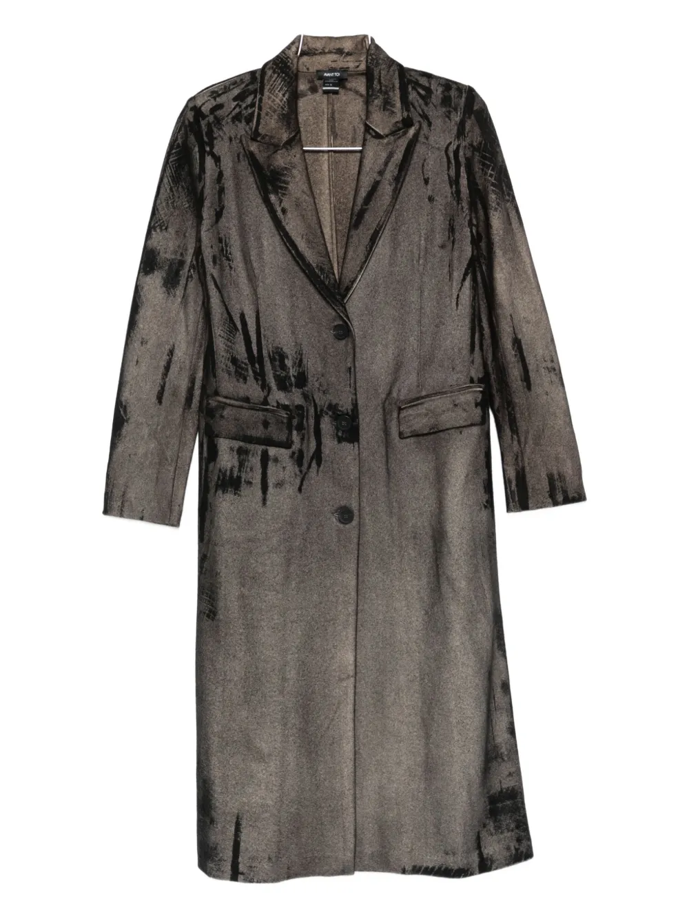 Avant Toi wool single-breasted coat | Black | Image 1