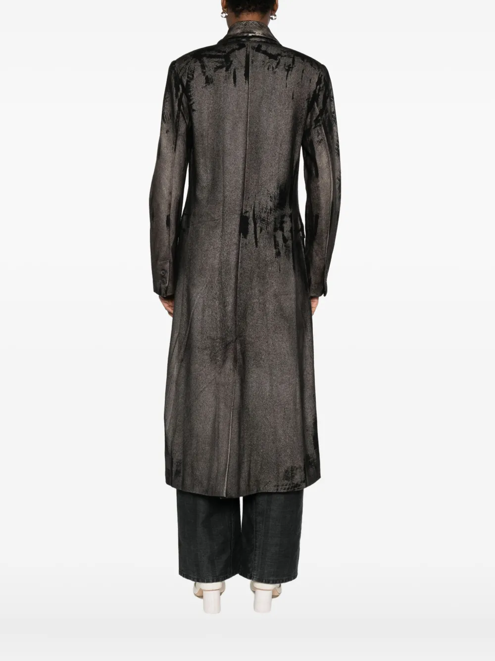 Avant Toi Wool Single-breasted Coat In Brown