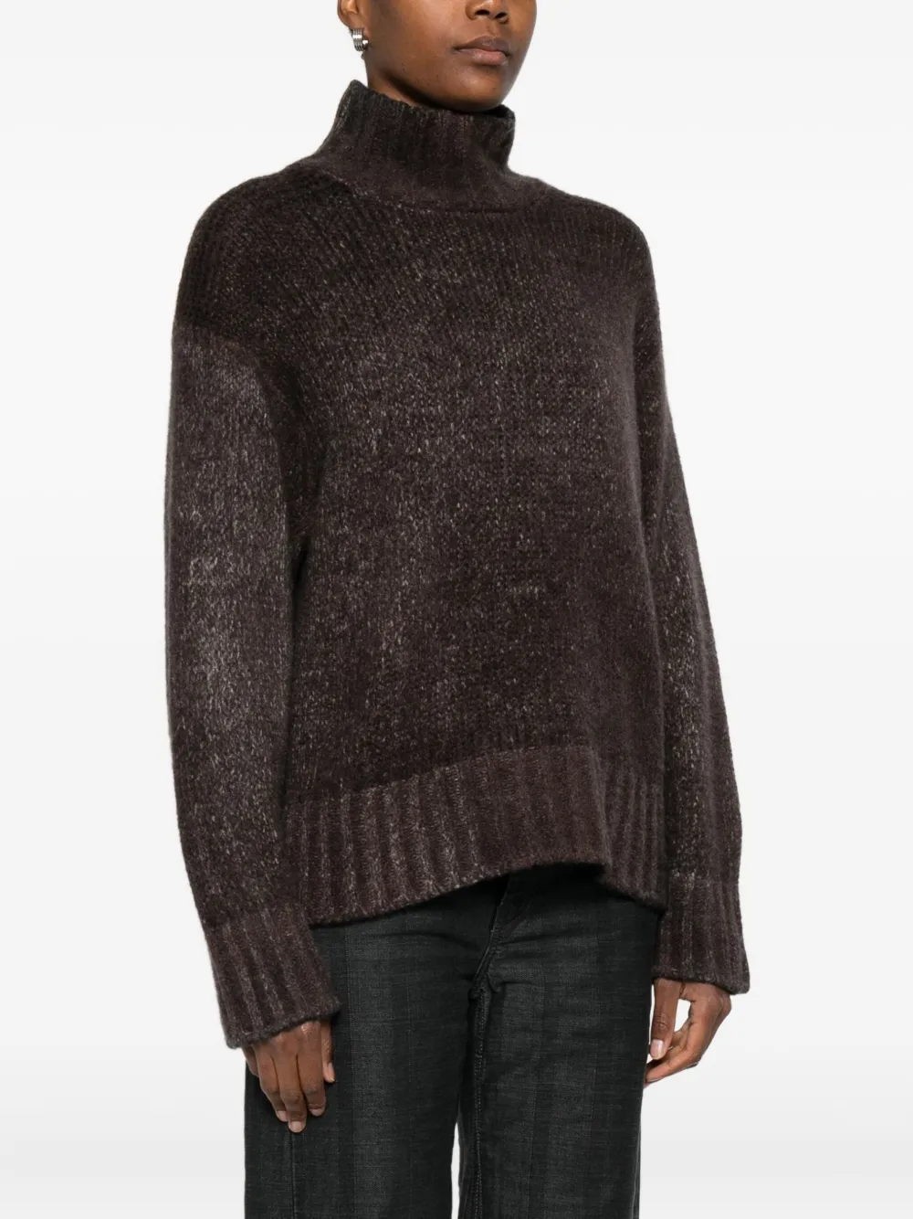 Avant Toi Kasjmier trui Bruin