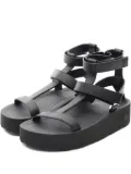 Hermès Pre-Owned Enid platform sandals - Black