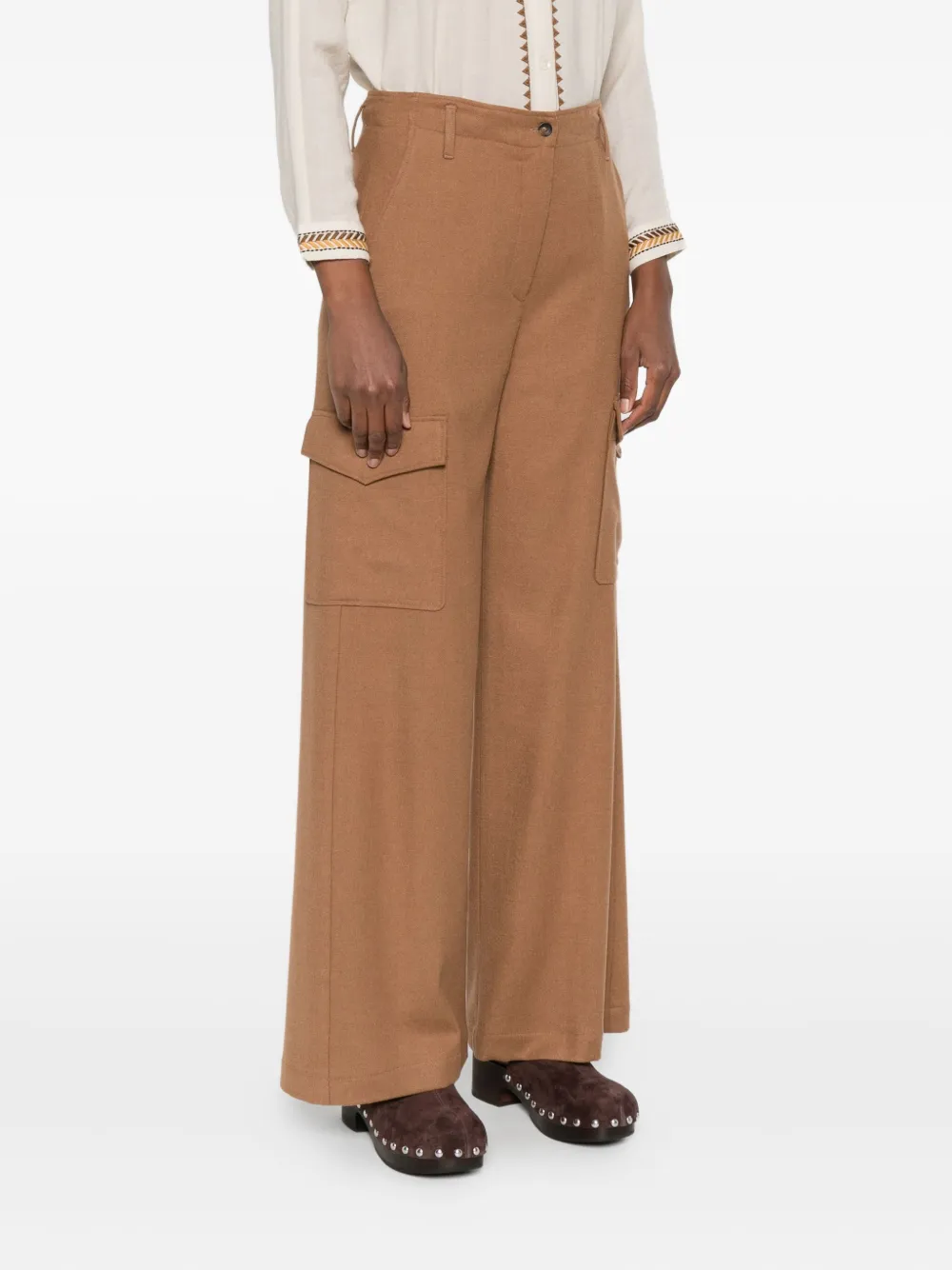 Diega Piorico Trousers In Brown