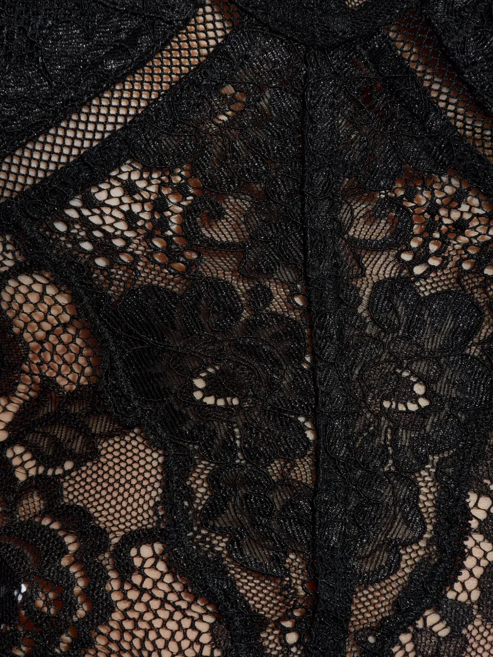 Self-portrait Black Lace Strappy Top Clothing In Black