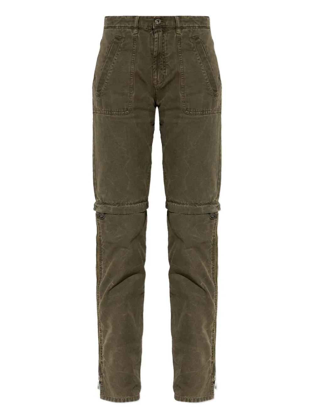 Blumarine Hose mit Reißverschlussdetail | Grün | Image 1
