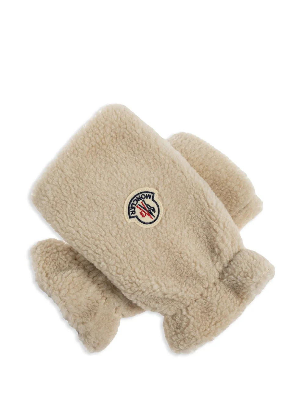 Moncler logo-patch fingerless gloves | Men | Image 2
