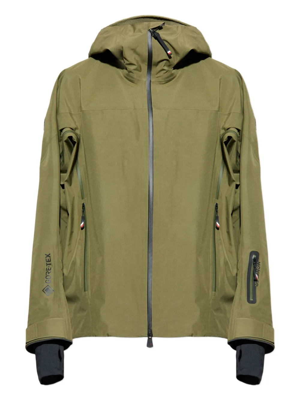 Moncler Grenoble chamarra para nieve Hinterburgs con capucha | verde | Image 1