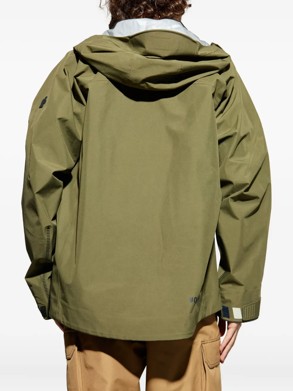 Moncler Grenoble Hinterburgs ski-jack met capuchon en rits Groen