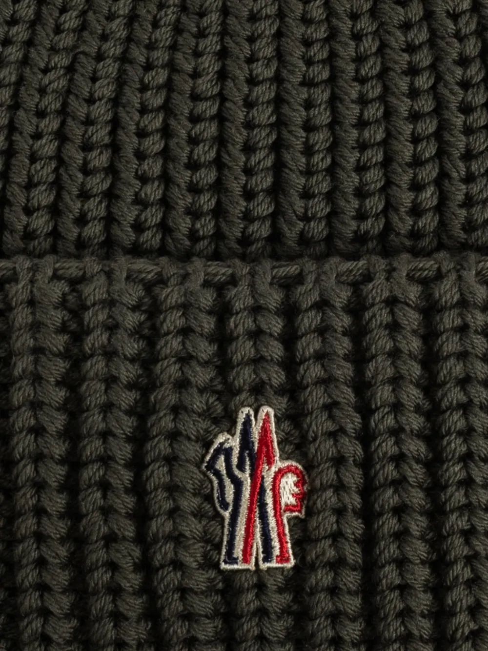 Moncler Grenoble Muts met logopatch Groen