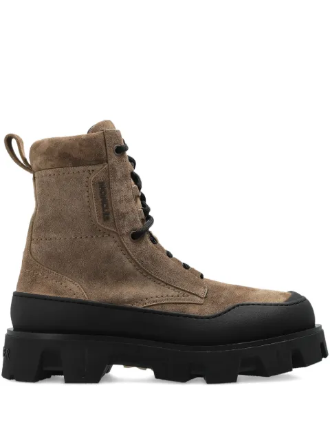 Moncler botas con agujetas y parche de pico