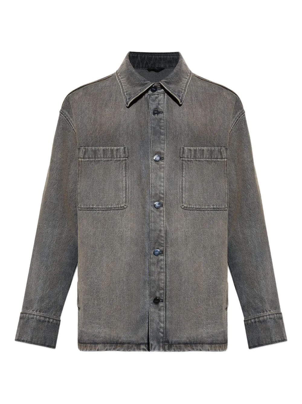FENDI Pocket cotton jacket - Grigio