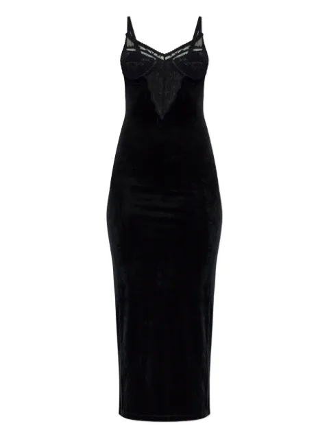 Self-Portrait lace velvet dress