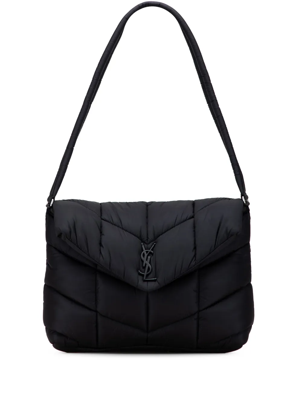 Saint Laurent Pre-Owned 2022 Quilted Econyl Nylon Lou Puffer Messenger Saint Laurent Pre-Owned 2022 Quilted Econyl Nylon Lou Puffer Messenger