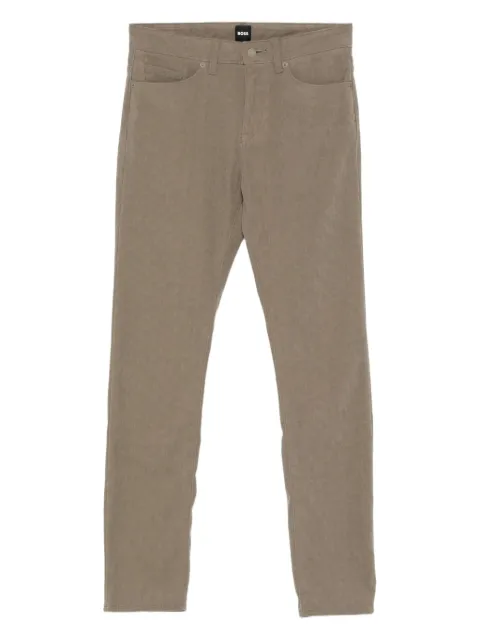 BOSS corduroy straight-leg trousers