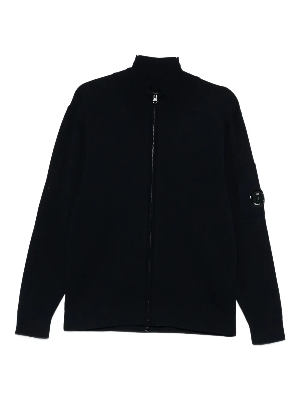 C.P. Company logo-patch sweater | Black | Image 1