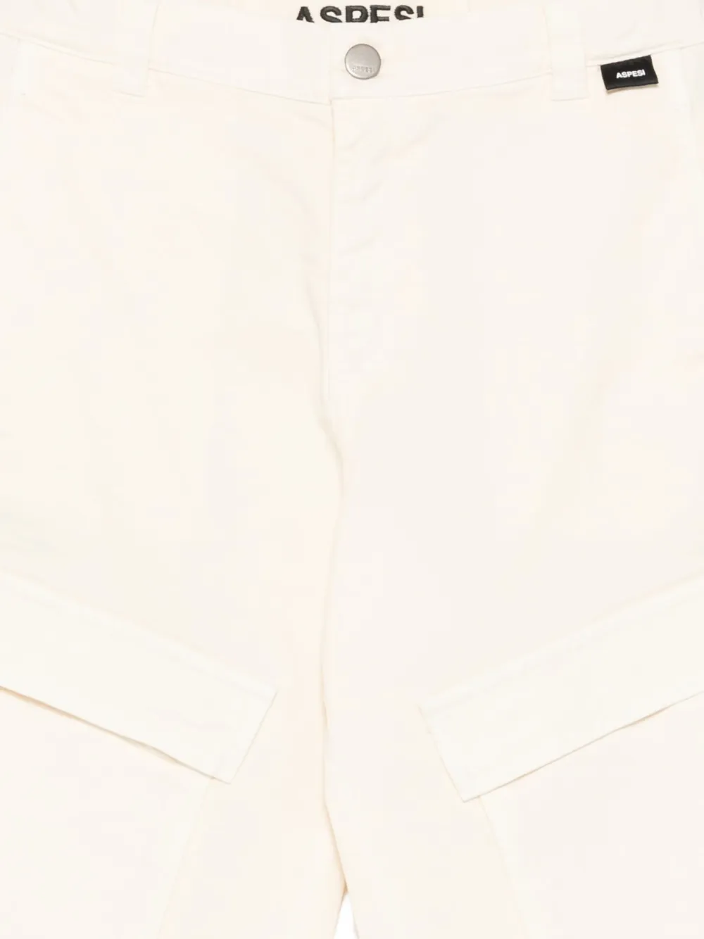 Aspesi Kids Broek met cargozak Beige