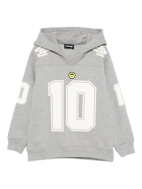 Barrow kids number-patch hoodie