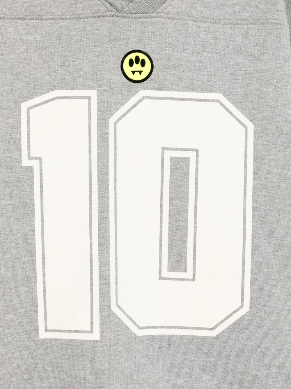 Barrow kids Hoodie met nummerpatch Grijs