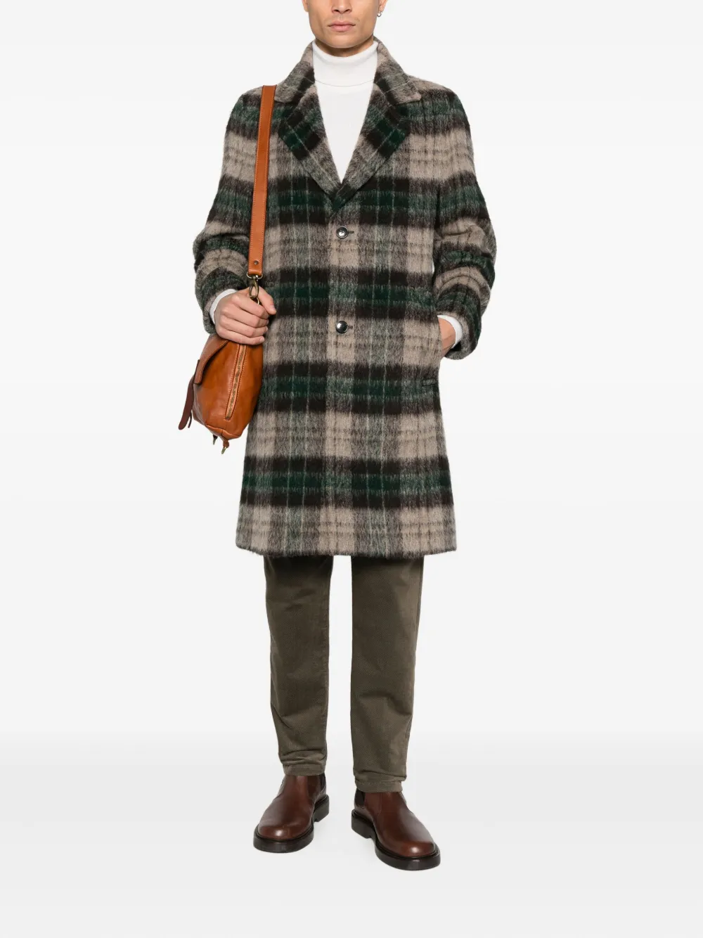Drykorn Soleno plaid buttoned coat | Single Breasted Coats | Image 2