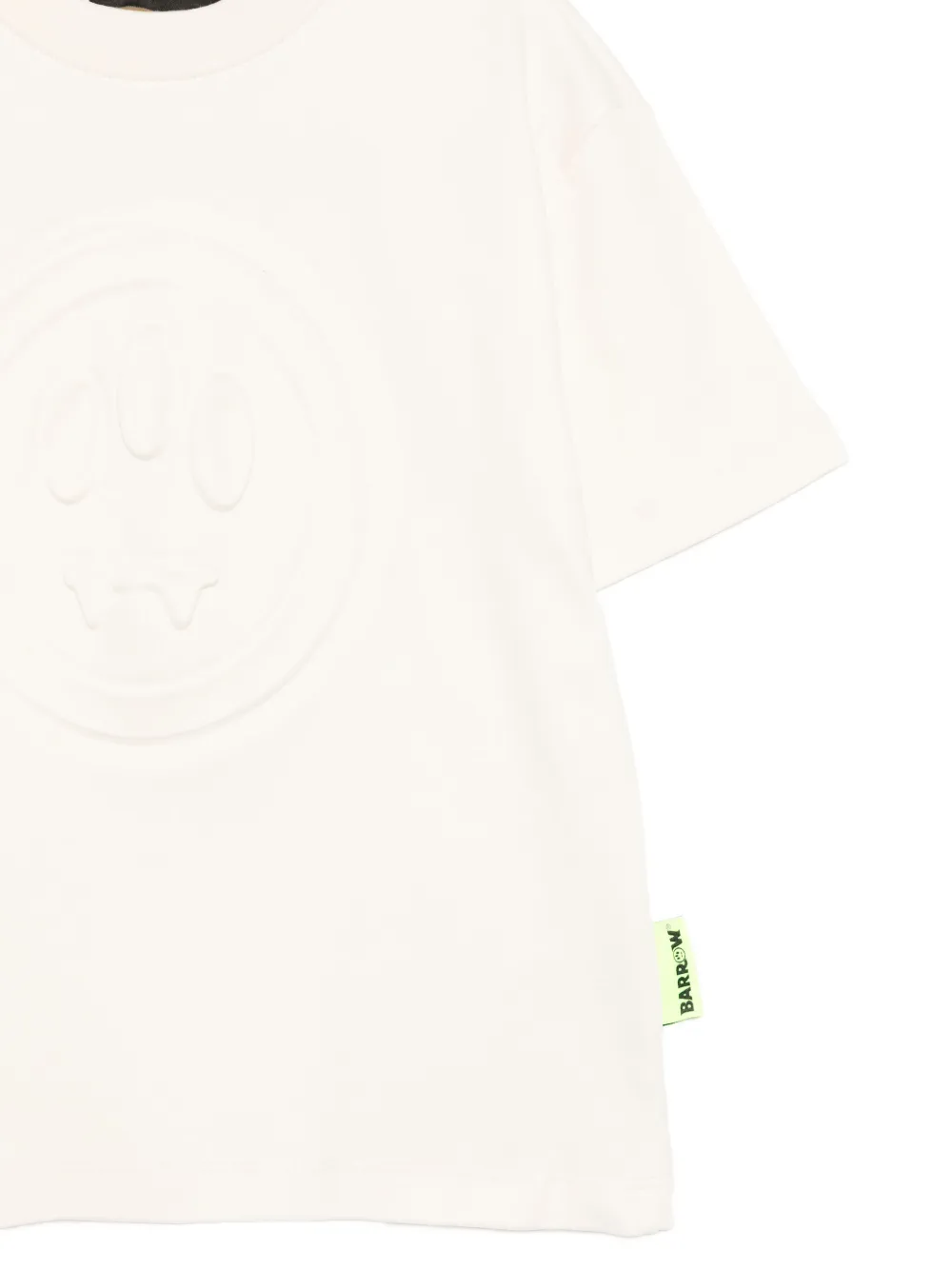 Barrow kids T-shirt met detail met reliëf Beige
