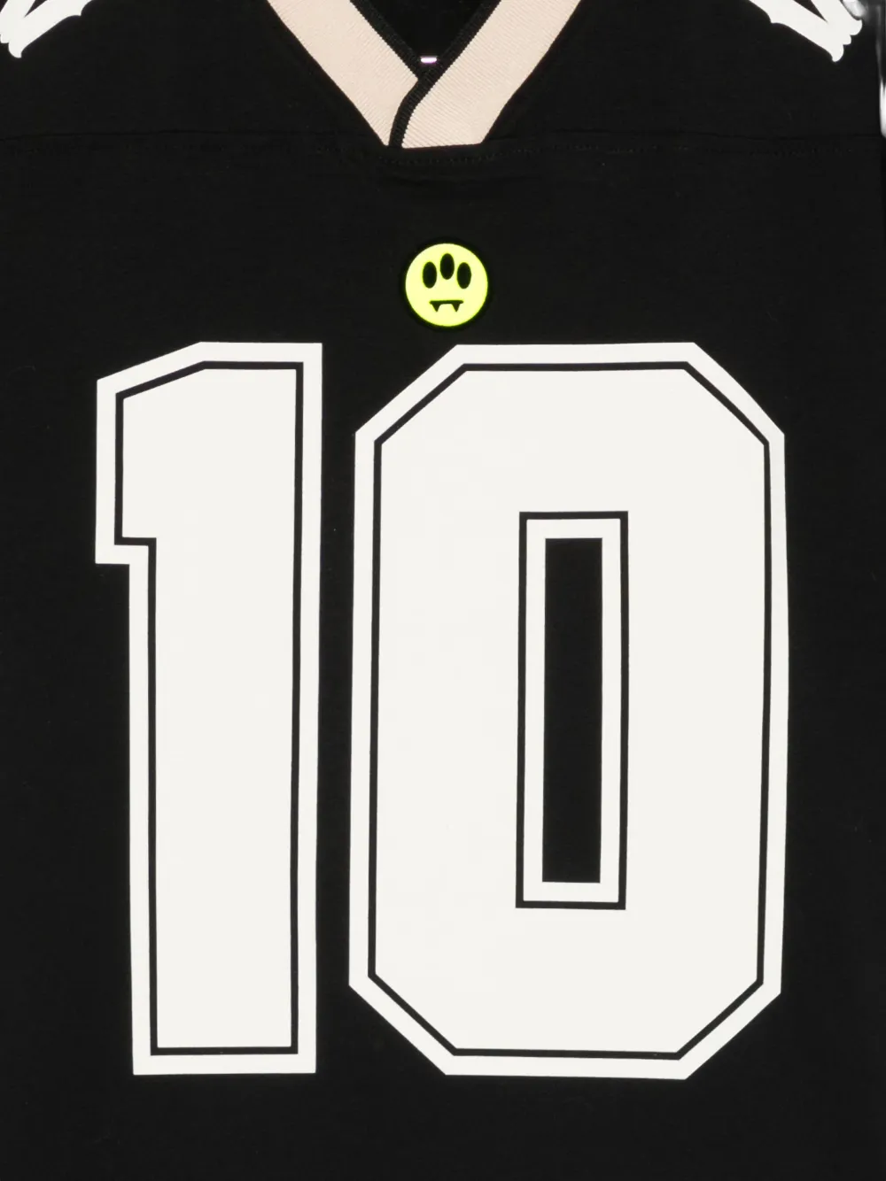 Barrow V-neck T-shirt In Black