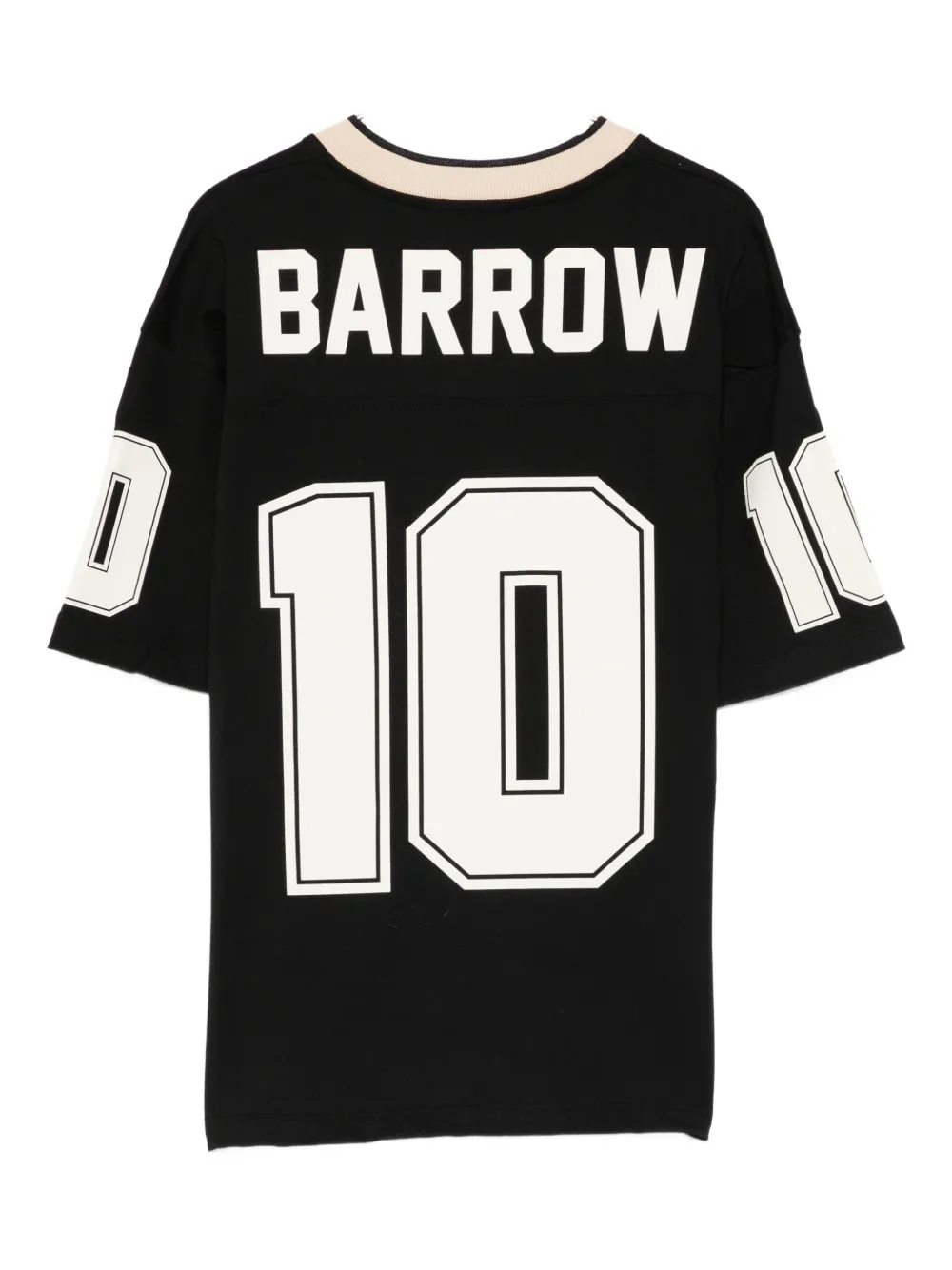 Barrow V-neck T-shirt In Black