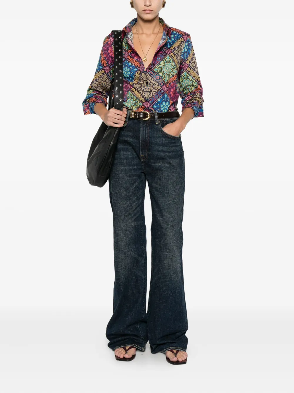ETRO Blouse met bloemenprint - Roze