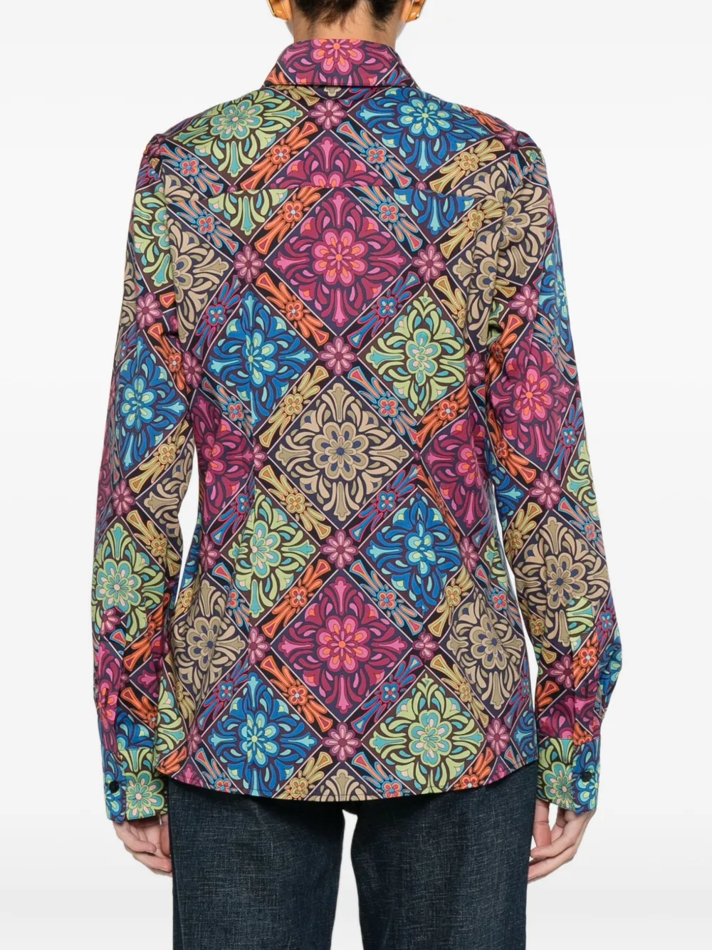 ETRO Blouse met bloemenprint Roze