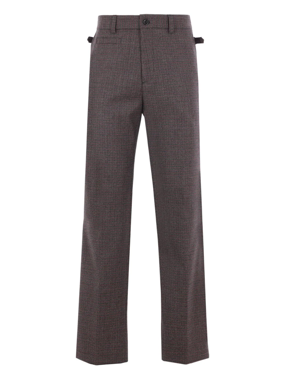 Namacheko Attila houndstooth-pattern trousers | Grey | Image 1