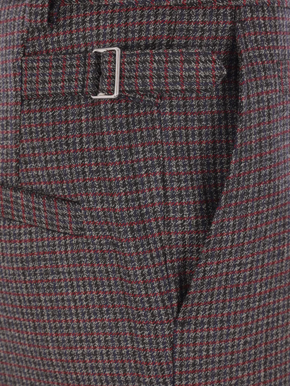 Namacheko Attila broek met pied-de-poule print Grijs