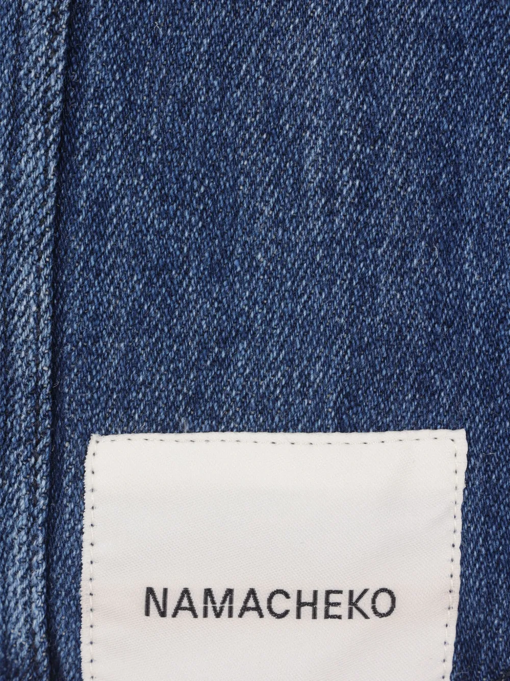 Namacheko Han denim overhemd met lange mouwen Blauw