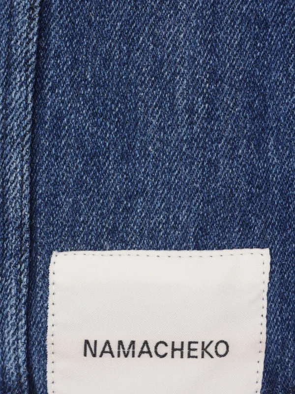 Namacheko Han ロングスリーブ デニムシャツ | ブルー | FARFETCH JP