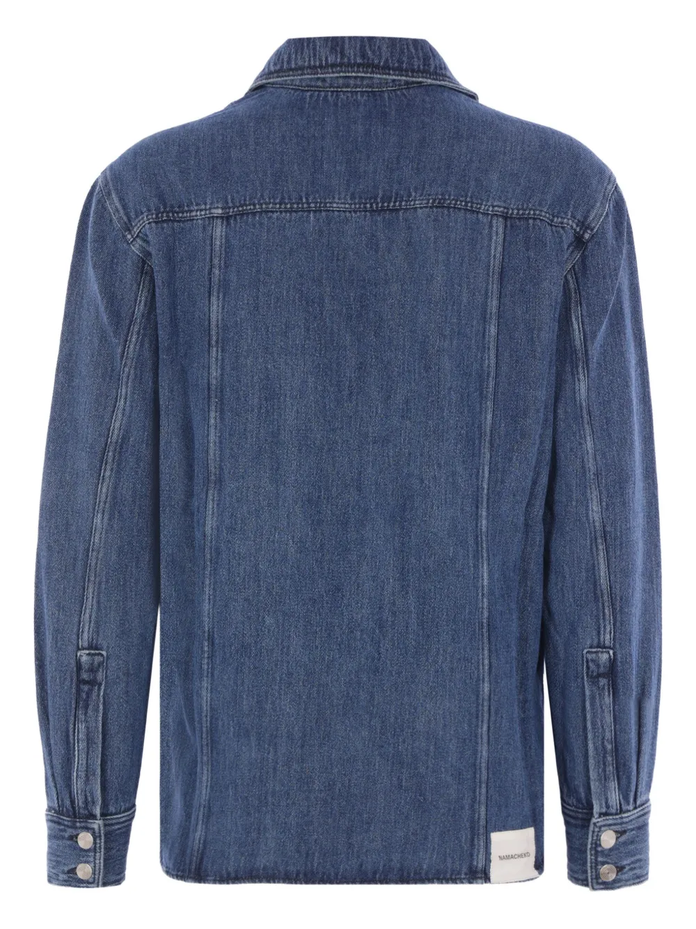 Namacheko Han long-sleeve denim shirt - Blauw