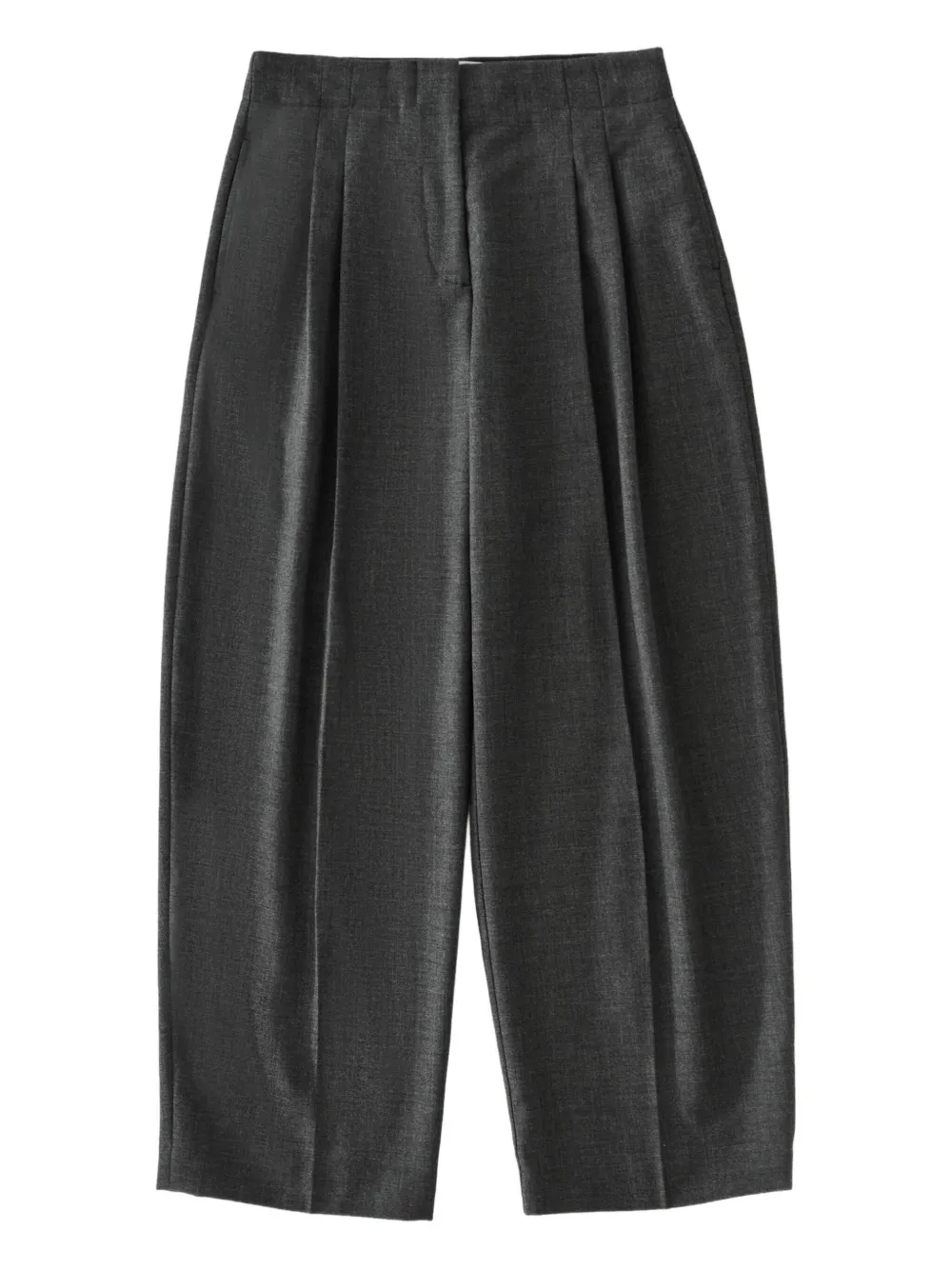 Studio Nicholson Pleated Lira Pants In Gray