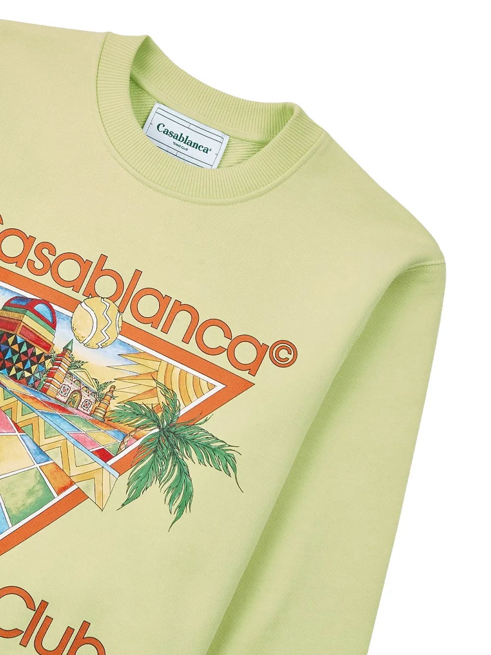 Casablanca Sweater met logo Groen