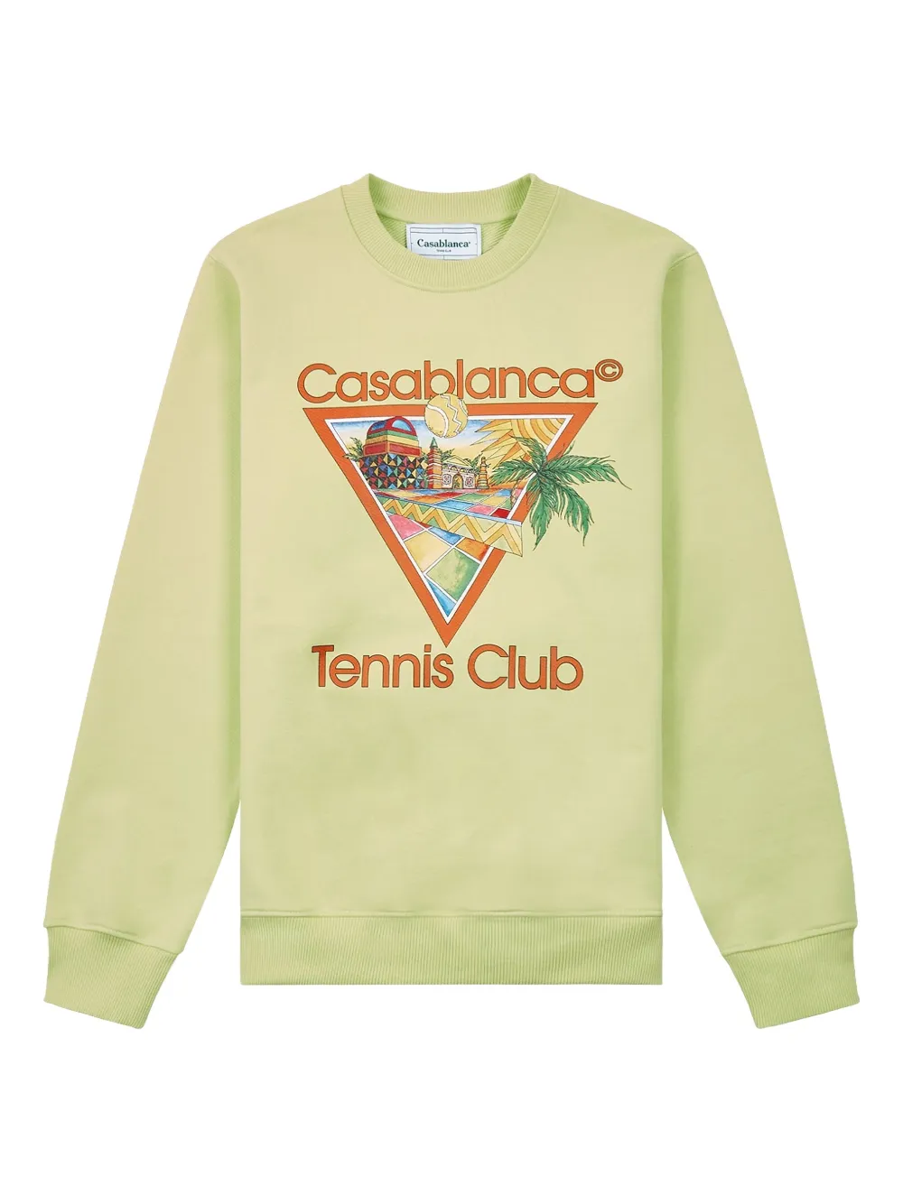 Casablanca Tennis Club スウェットシャツ - グリーン Casablanca Tennis Club スウェットシャツ - グリーン