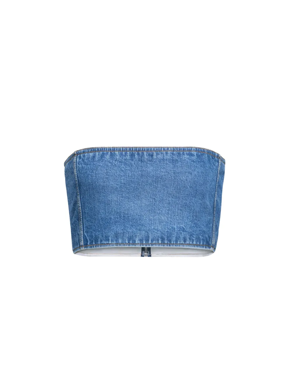 Alaïa straight-neckline denim top | Vests & Tank Tops | Image 2