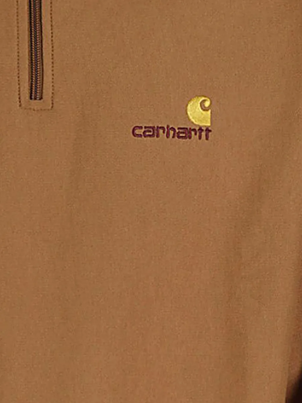 Carhartt WIP Sweater met rits Bruin