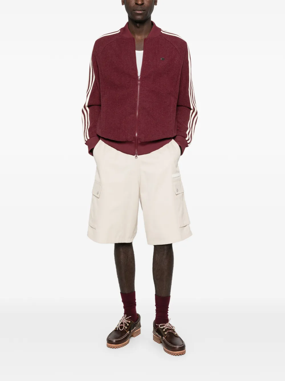 Adidas Premium zip-up sweatshirt - Rood