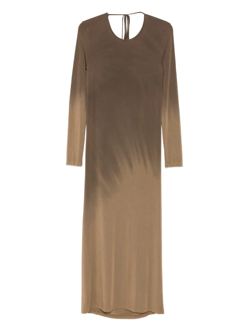 Uma Wang long-sleeved maxi dress | Green | Image 1