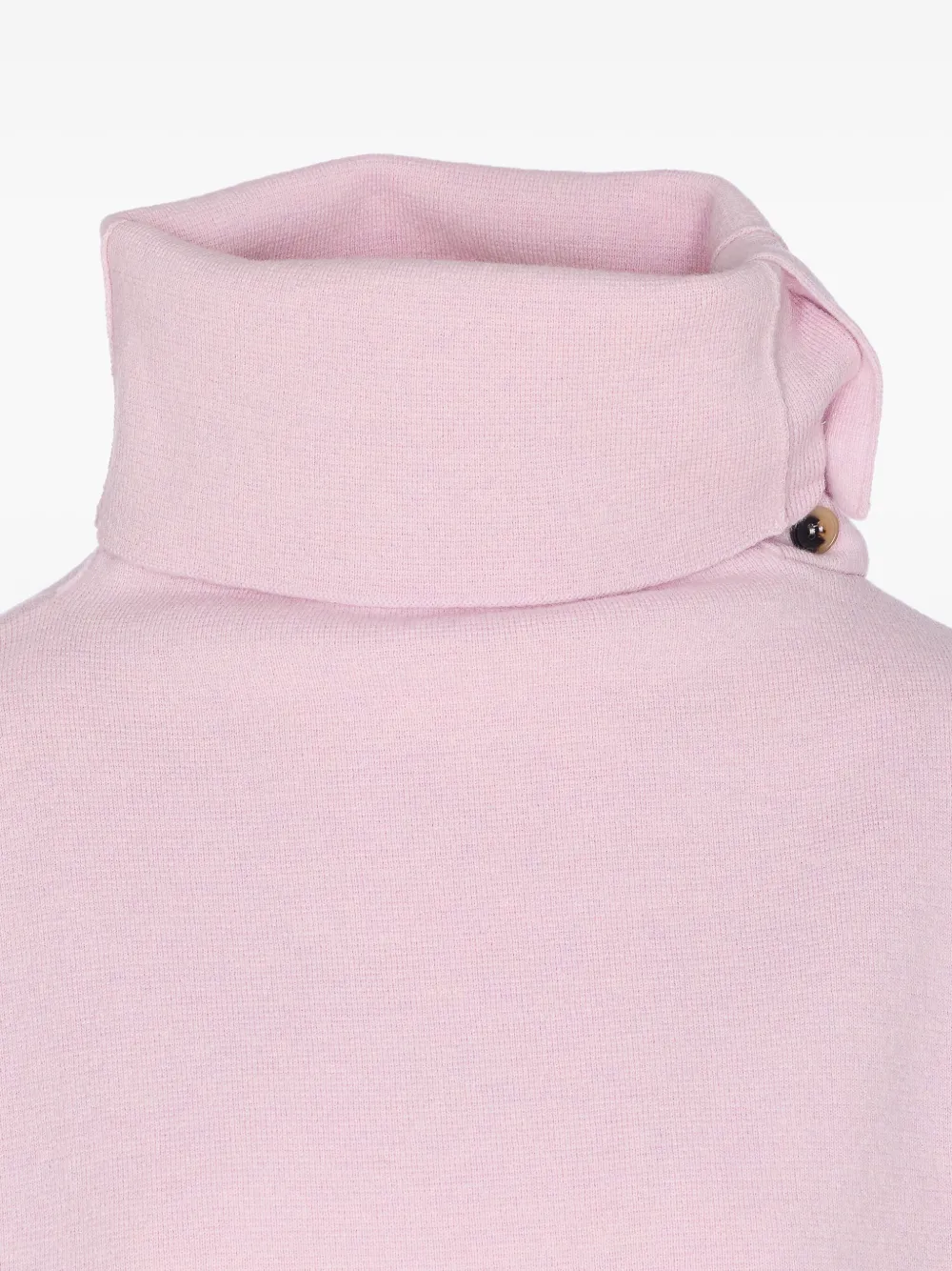 Haikure Cozy High Neck Long Sleeve Knitwear In Pink