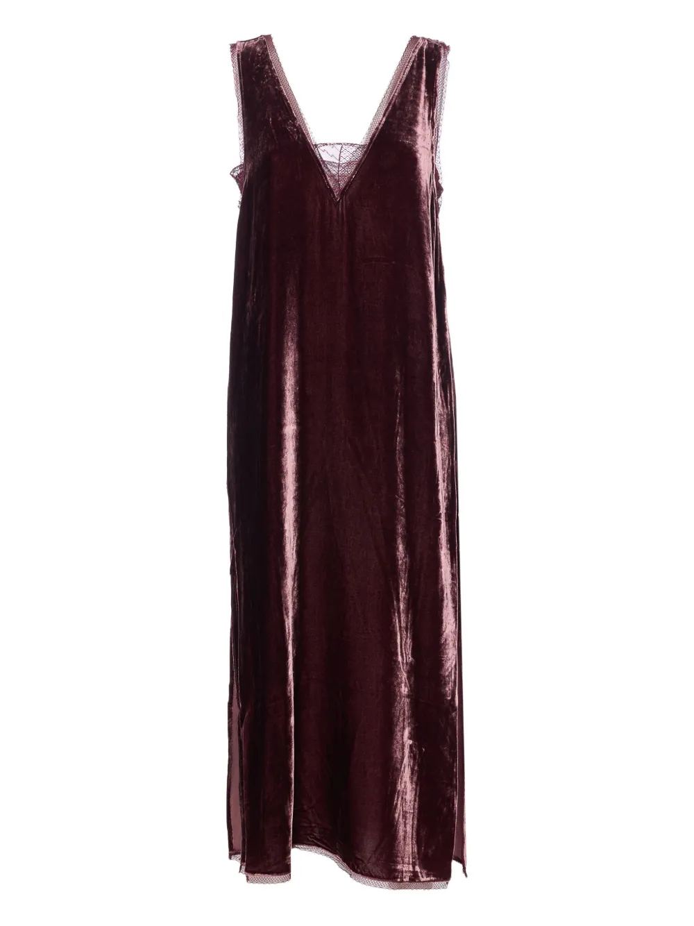 Zadig & Voltaire Renzo velvet-effect midi dress - レッド Zadig & Voltaire Renzo velvet-effect midi dress - レッド