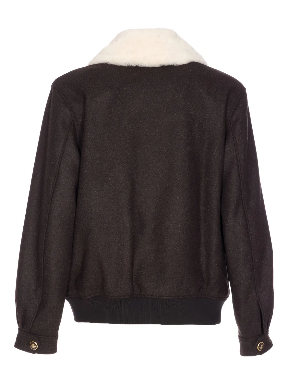 Drôle De Monsieur shearling-collar buttoned jacket | Bomber Jackets | Image 2