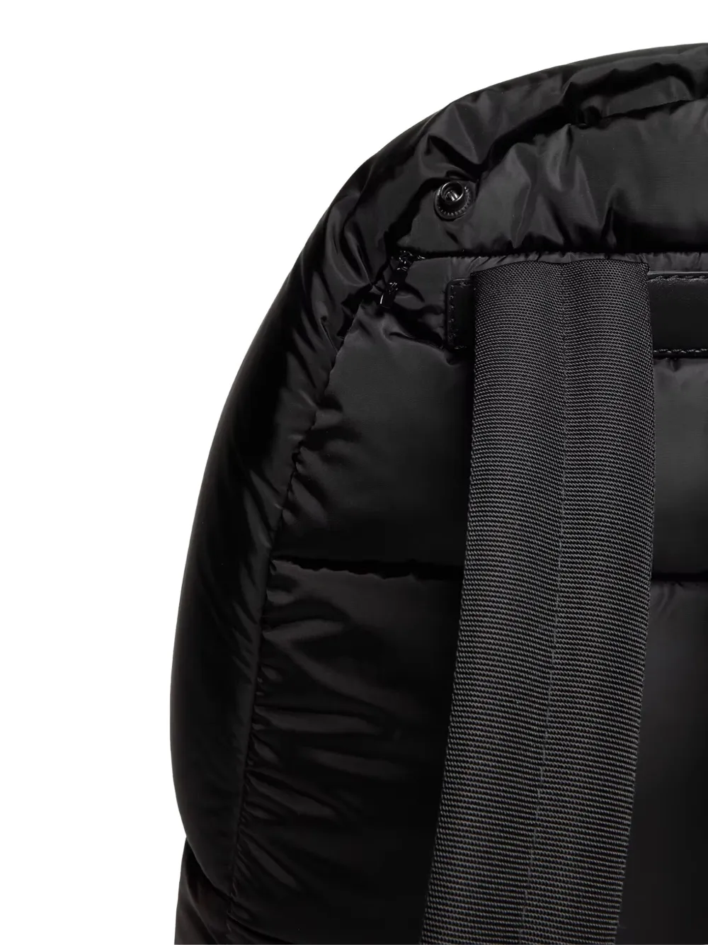 Moncler Padded Zip Backpack In Black